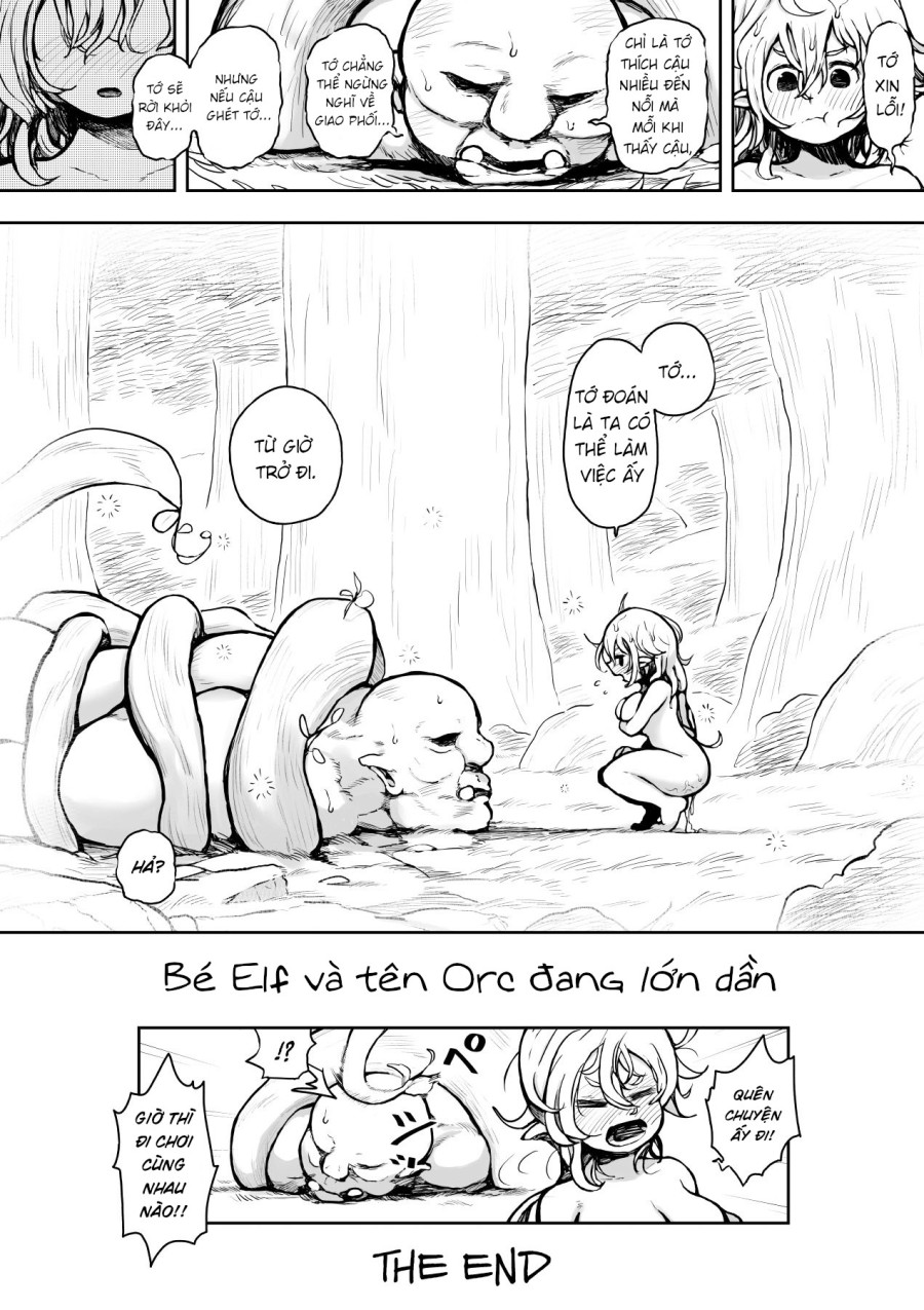 Bé Elf và tên Orc cùng nhau lớn lên 