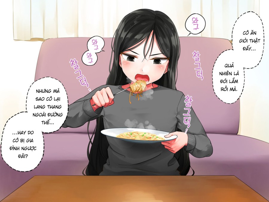 Khi tôi bế cô gái gầy gò của mình lên, cô ấy ướt sũng 