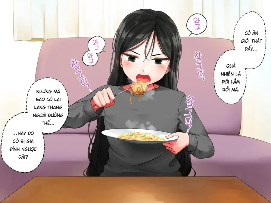 Khi tôi bế cô gái gầy gò của mình lên, cô ấy ướt sũng 