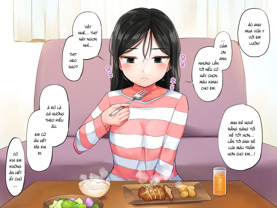 Khi tôi bế cô gái gầy gò của mình lên, cô ấy ướt sũng 
