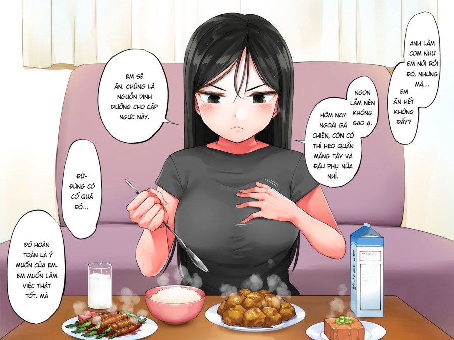 Khi tôi bế cô gái gầy gò của mình lên, cô ấy ướt sũng 