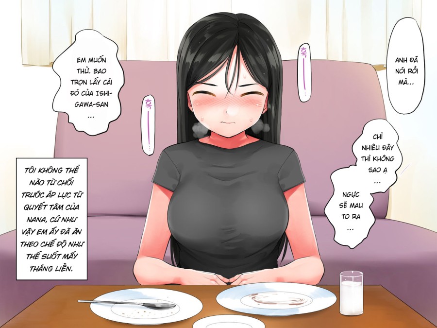 Khi tôi bế cô gái gầy gò của mình lên, cô ấy ướt sũng 
