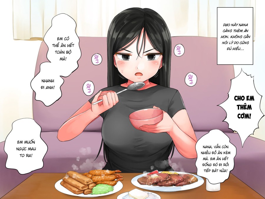Khi tôi bế cô gái gầy gò của mình lên, cô ấy ướt sũng 
