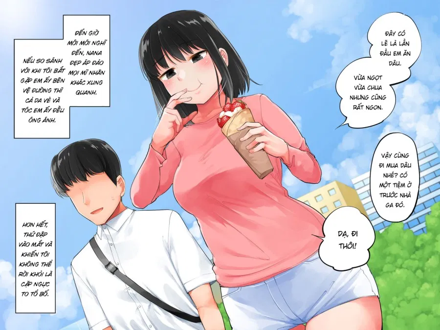 Khi tôi bế cô gái gầy gò của mình lên, cô ấy ướt sũng 