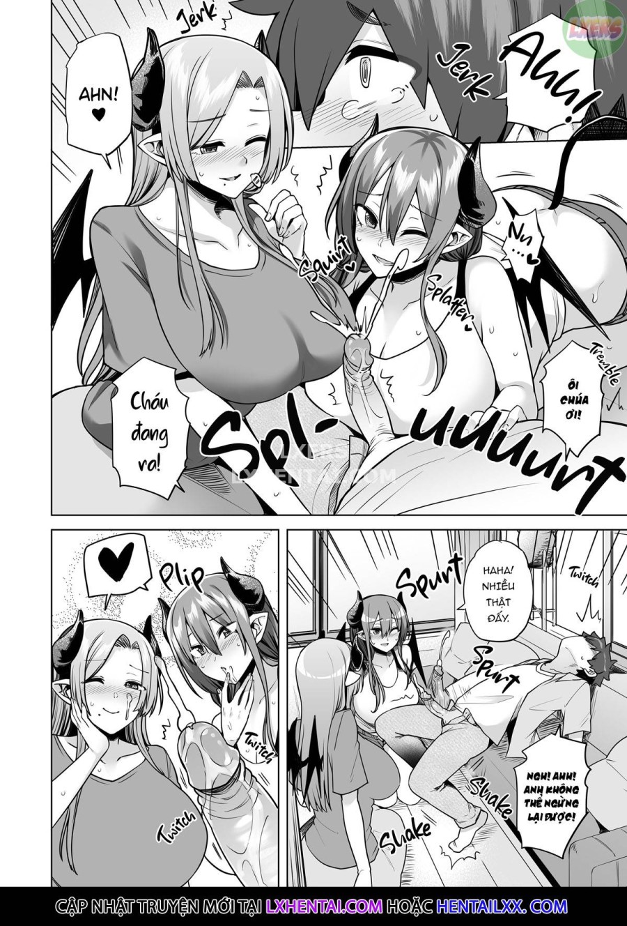 Những quý cô Succubus trong sứ mệnh vắt sữa 