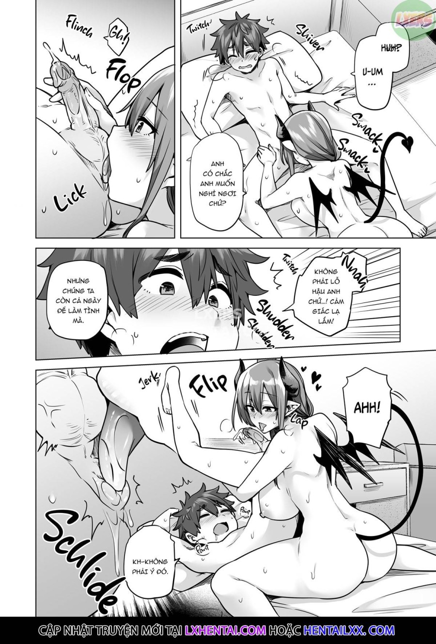 Những quý cô Succubus trong sứ mệnh vắt sữa 