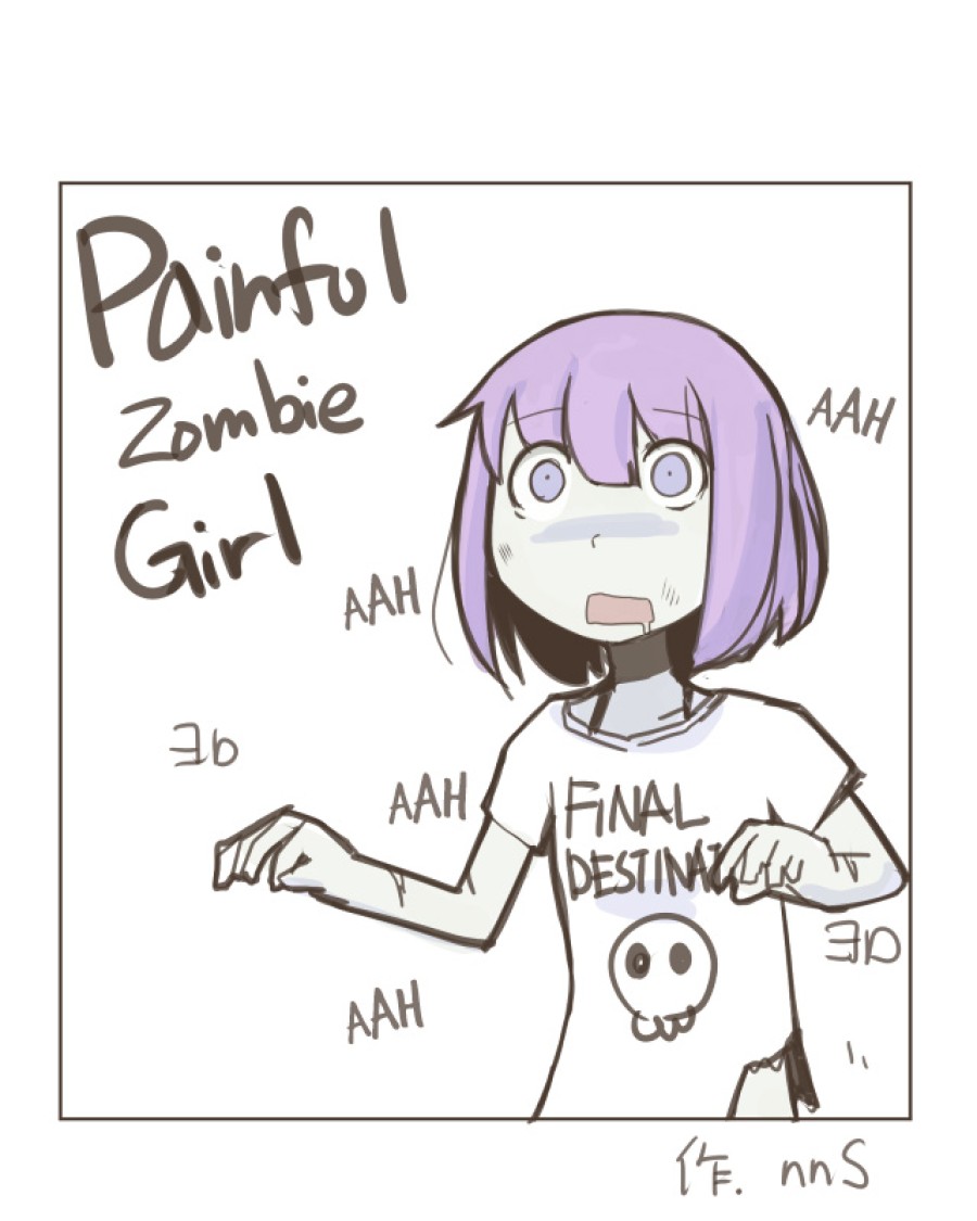 Painful Zombie Girl 