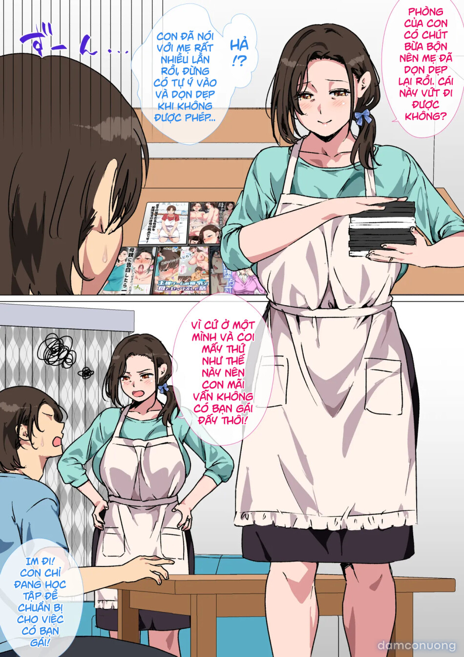Haha ga ecchi na Chouhatsushitekita no de Gaman Dekizu ni Hangekishimashita 