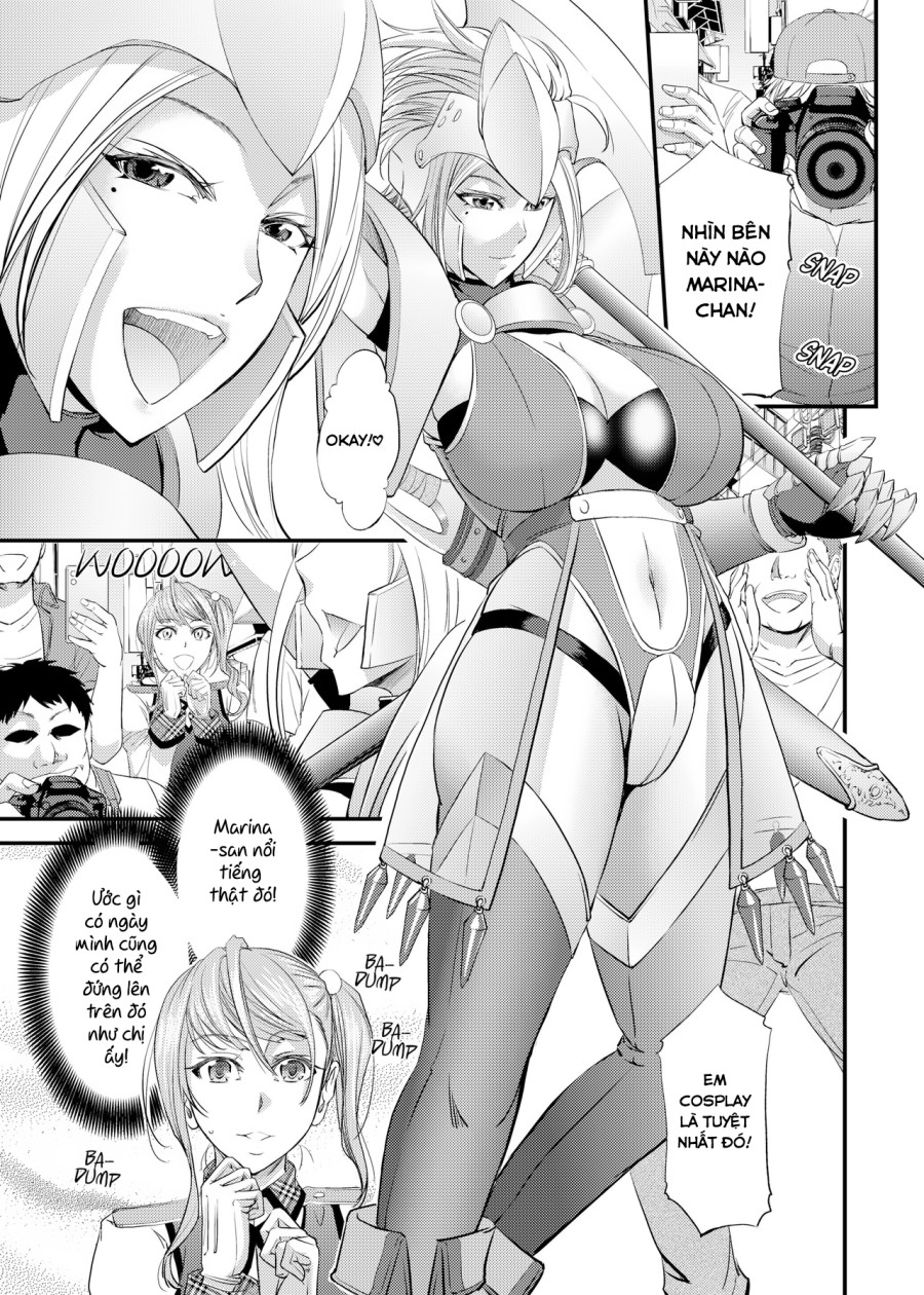 Gangbang cùng với Idolized Shemale Cosplayer 