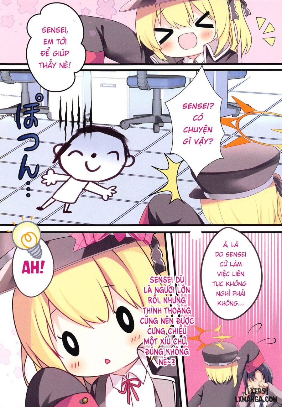 Thầy ơi, để Ibuki chăm sóc cho Sensei NHÉ! 
