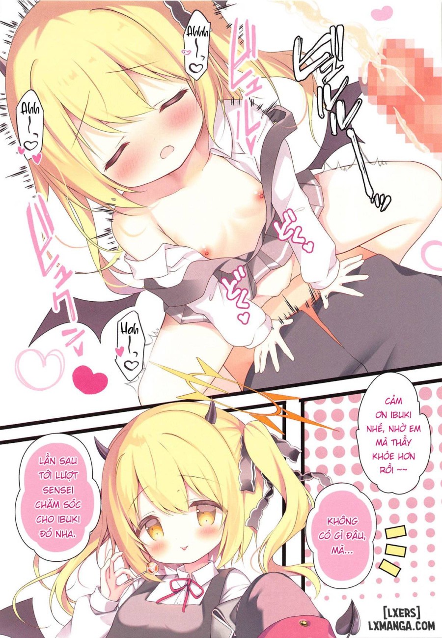 Thầy ơi, để Ibuki chăm sóc cho Sensei NHÉ! 