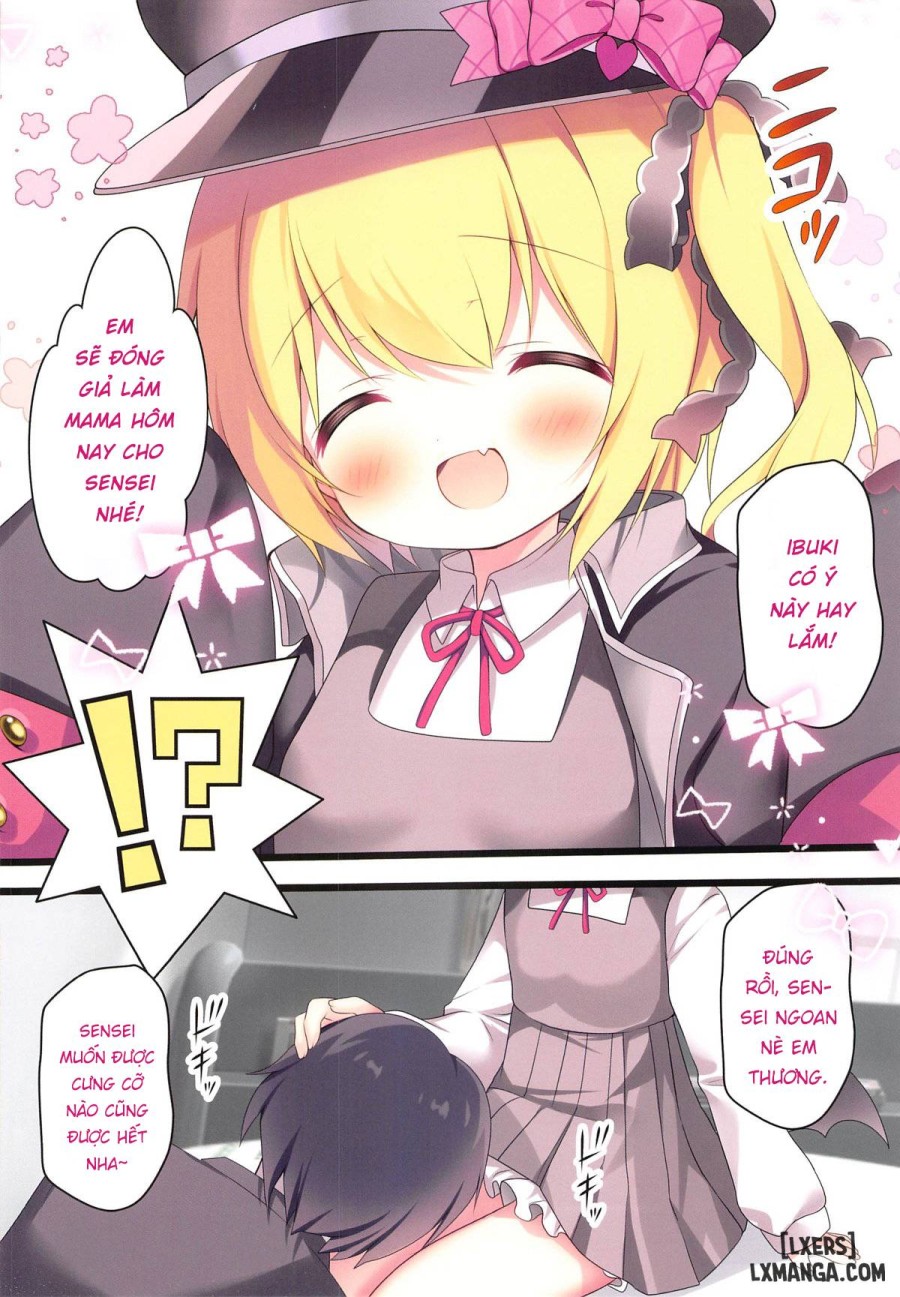 Thầy ơi, để Ibuki chăm sóc cho Sensei NHÉ! 