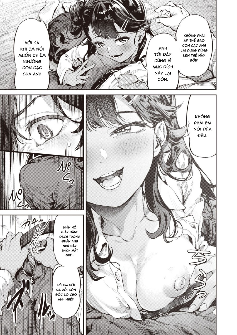 Cheeky, cute sister 
