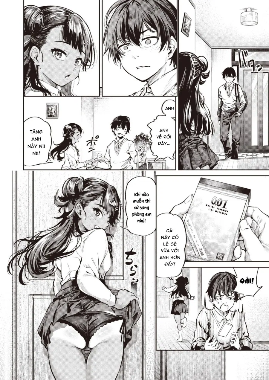 Cheeky, cute sister 