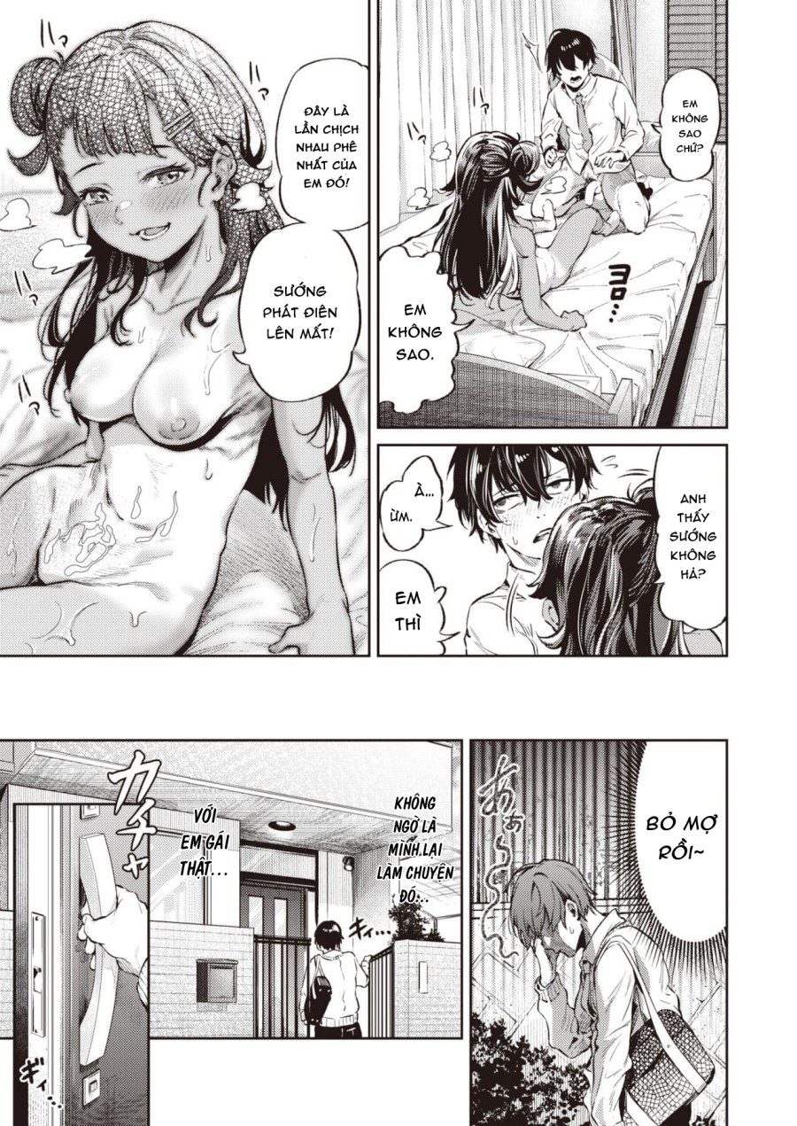 Cheeky, cute sister 