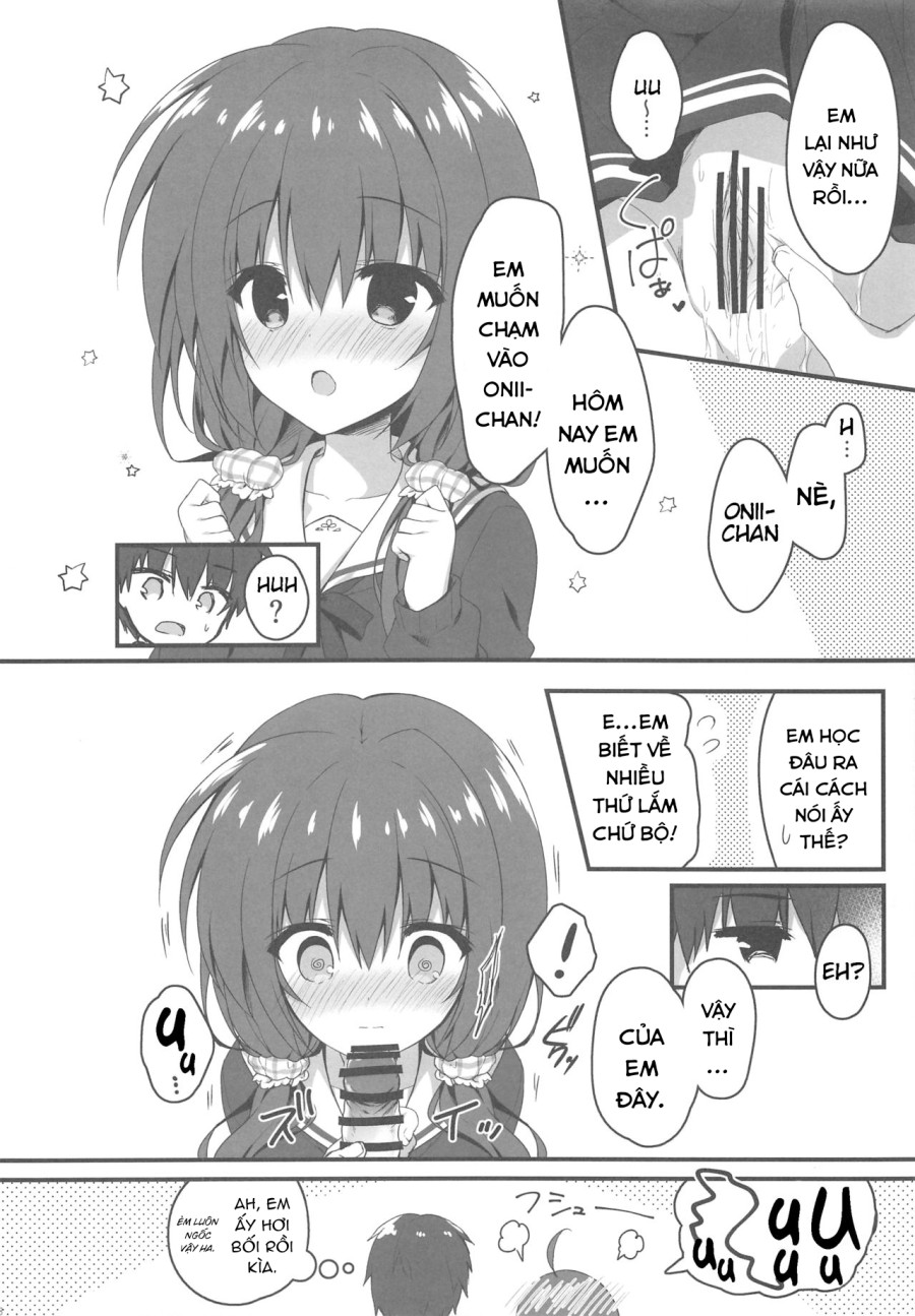 Cho em ở bên Onii-chan có được không...? 