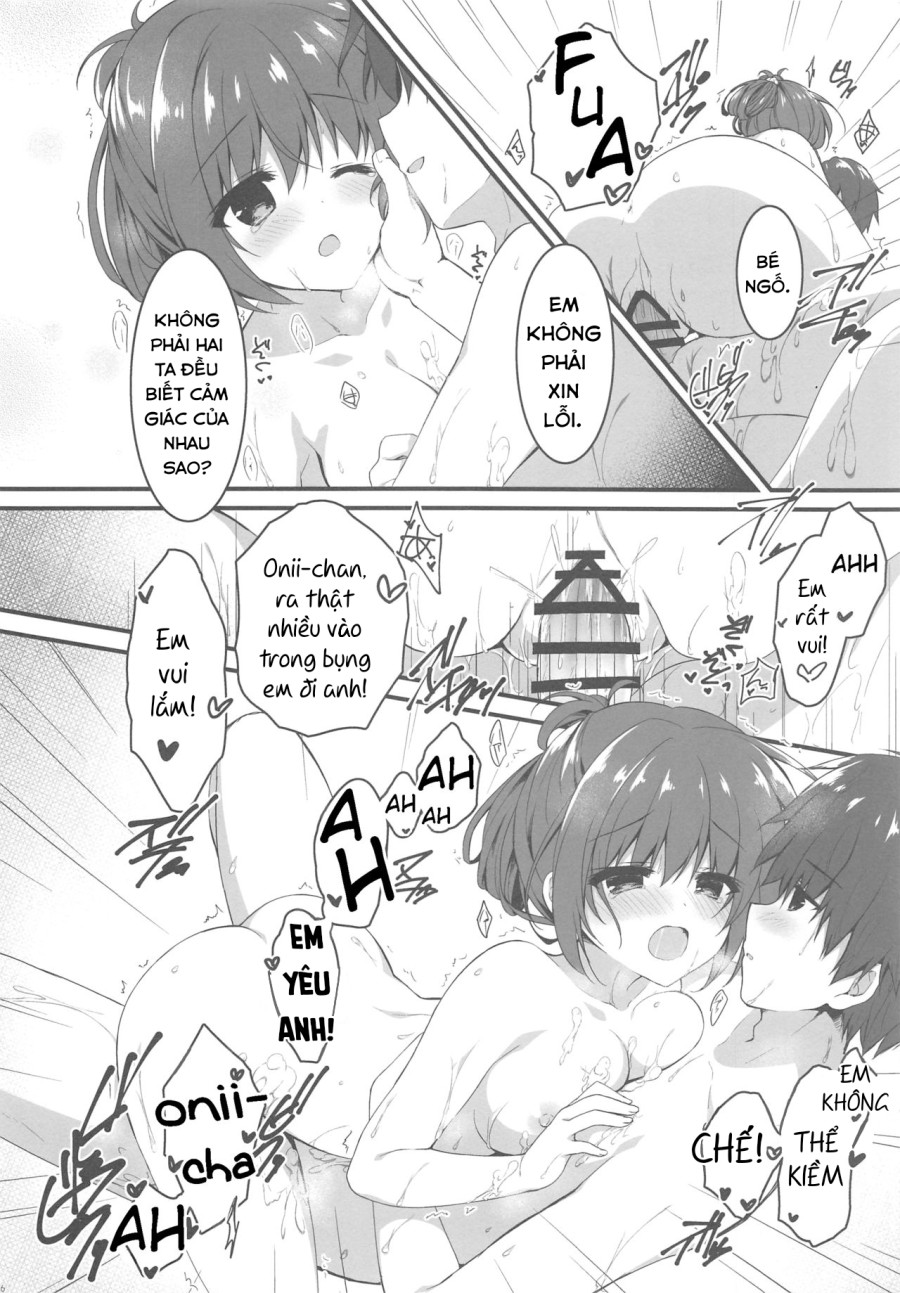 Cho em ở bên Onii-chan có được không...? 