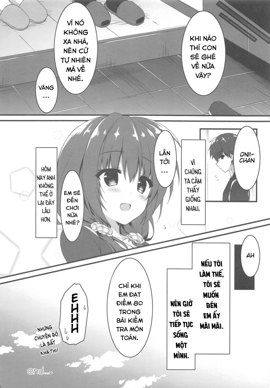 Cho em ở bên Onii-chan có được không...? 