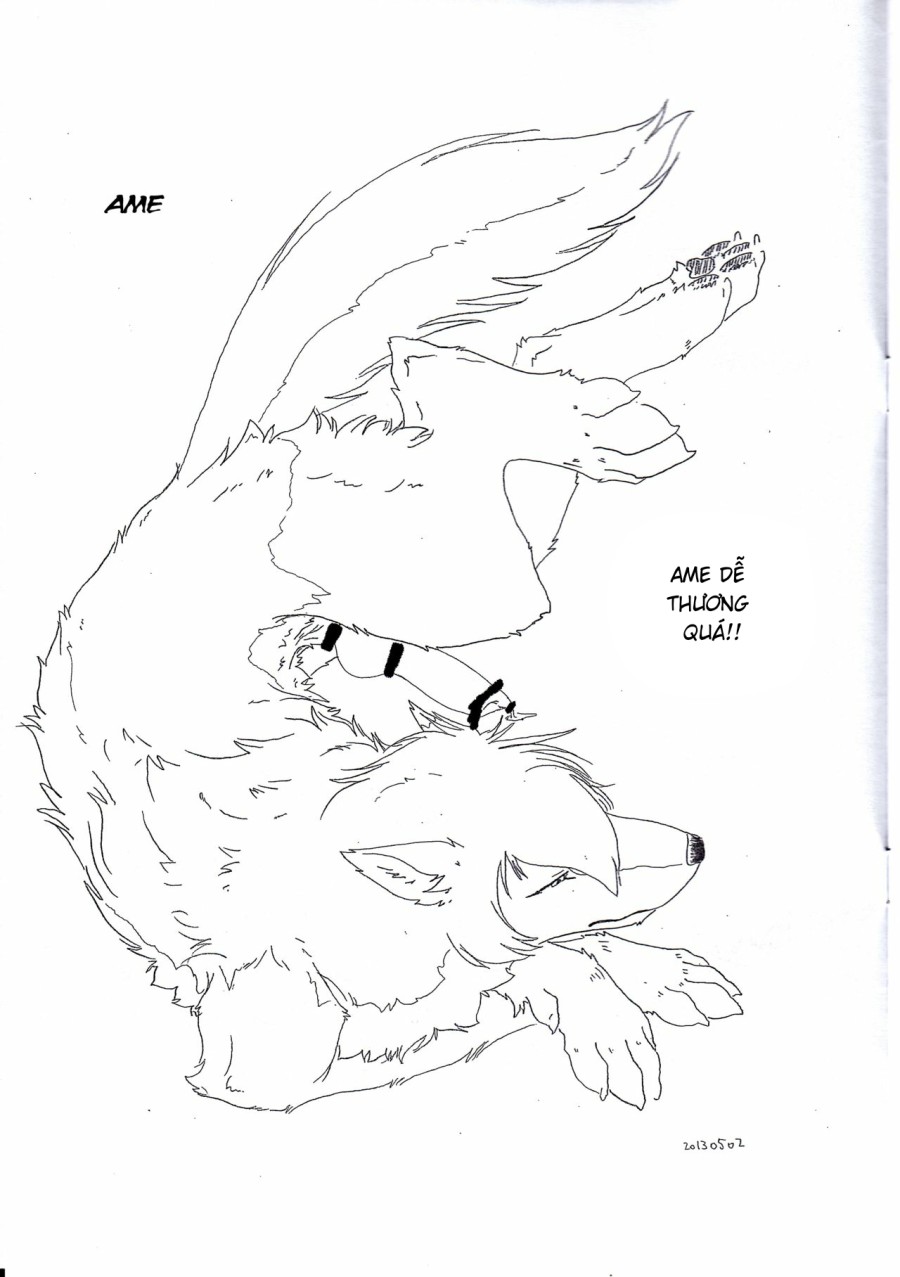 The love story of Ame and Mr Wolf 