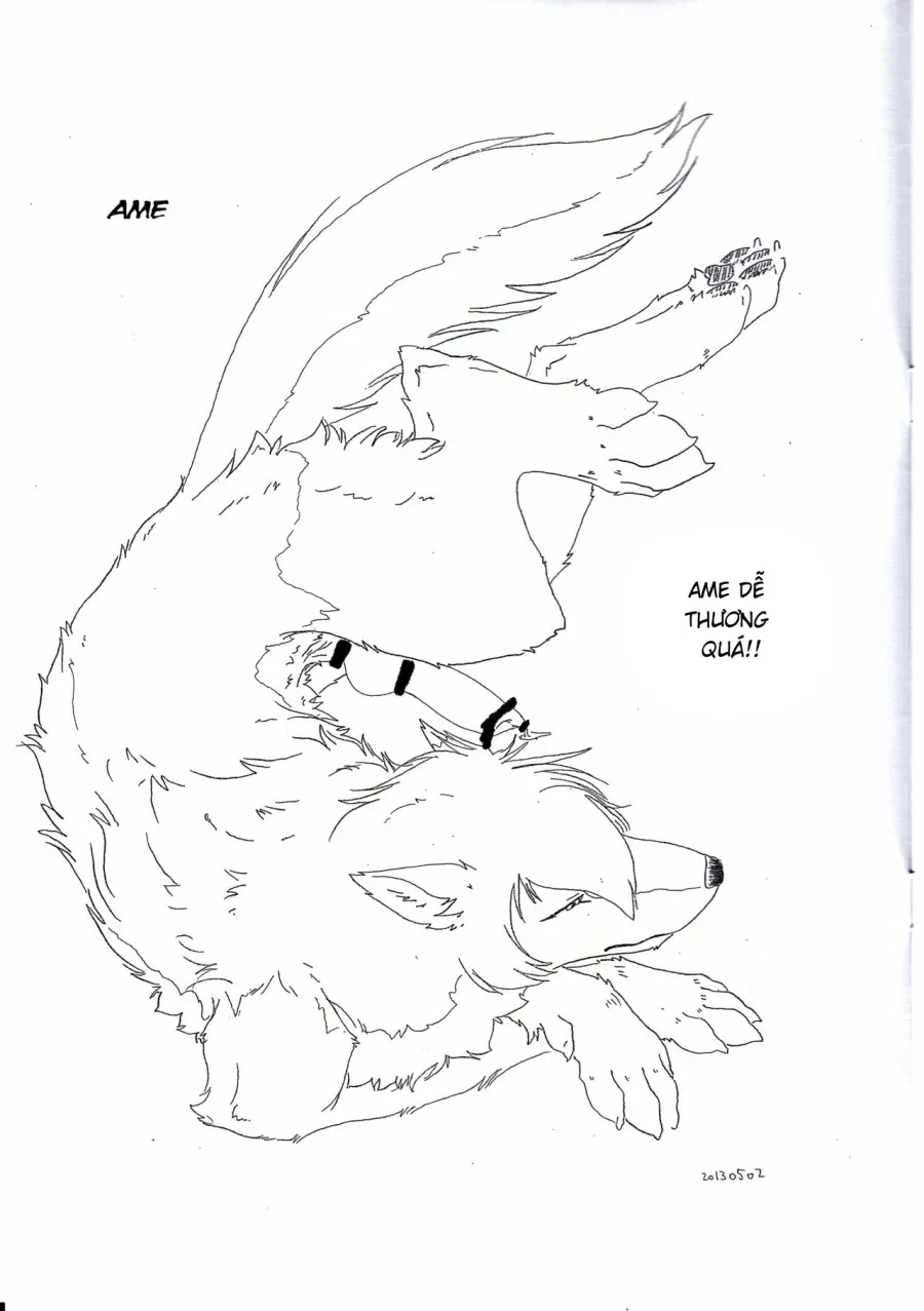 The love story of Ame and Mr Wolf 