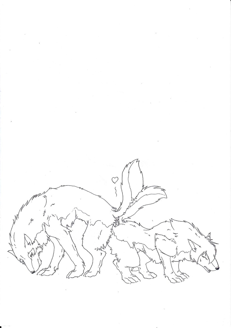 The love story of Ame and Mr Wolf 