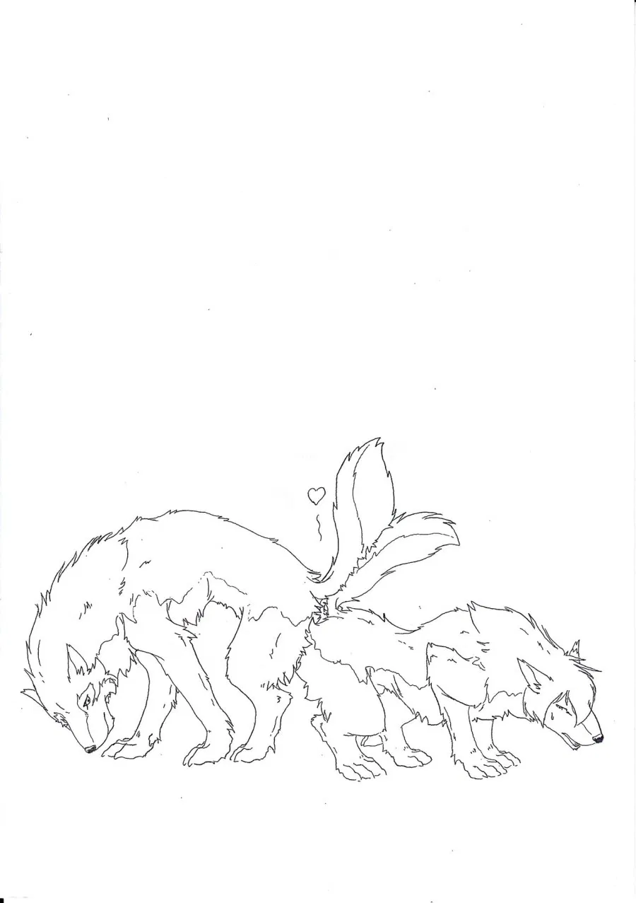 The love story of Ame and Mr Wolf 