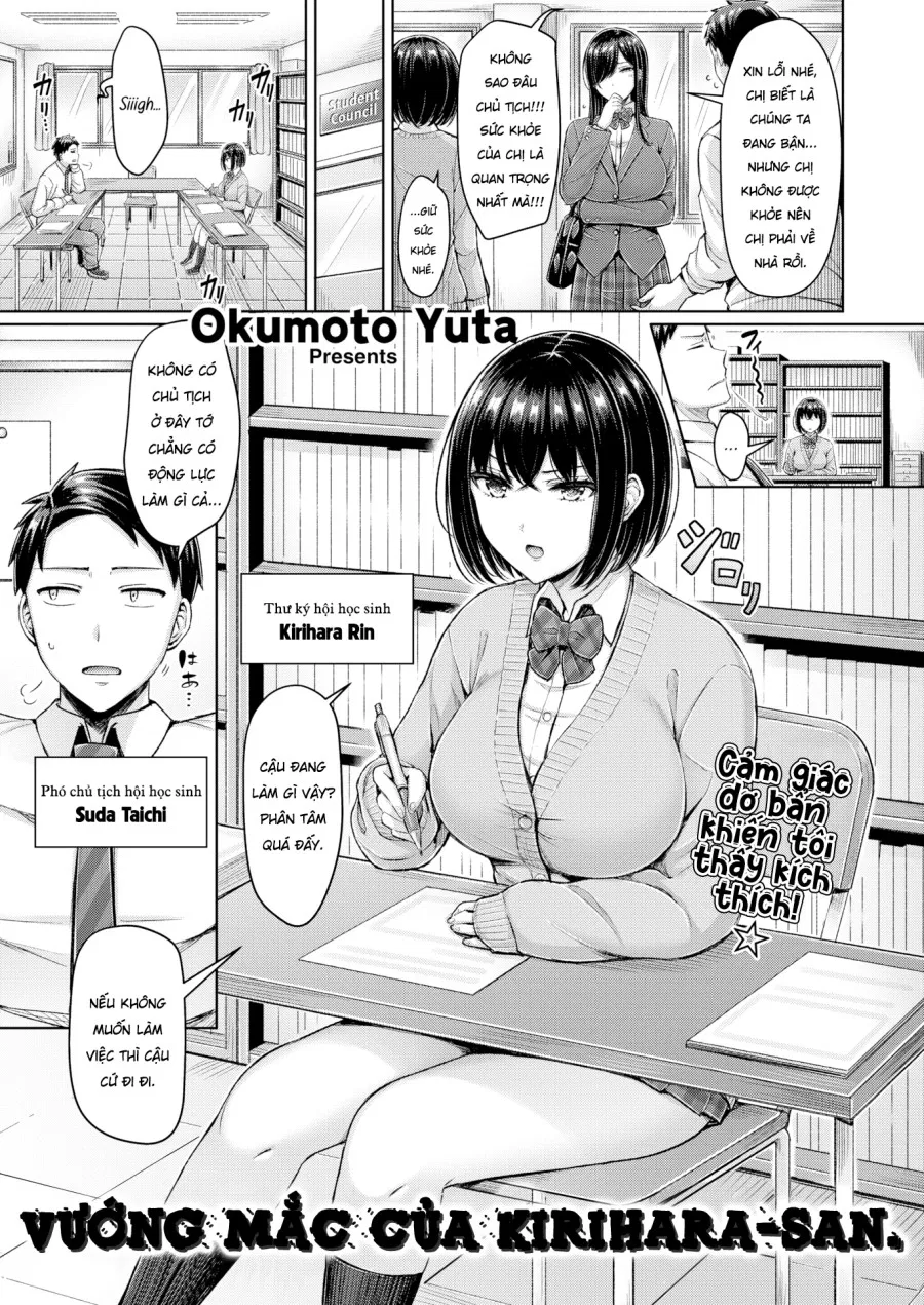 Vướng mắc của Kirihara-san. 