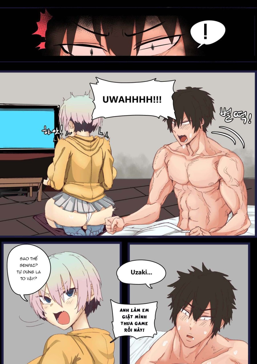 Uzaki-chan's prank on sleeping Senpai 