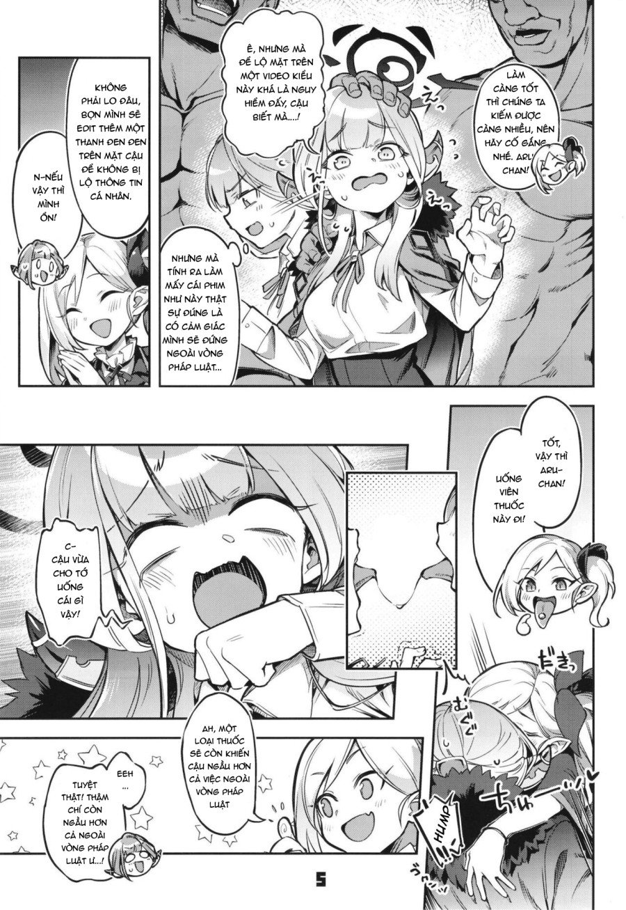 Aru-Chan hết tiền và trước khi cô ấy nhận ra, cô ấy đã bị vây quanh bởi mấy tên Dirty Old Man (Blue Archive) 