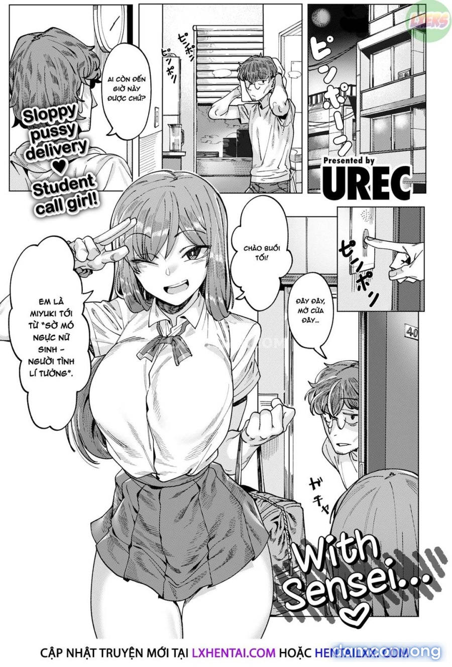 Cùng với sensei... 