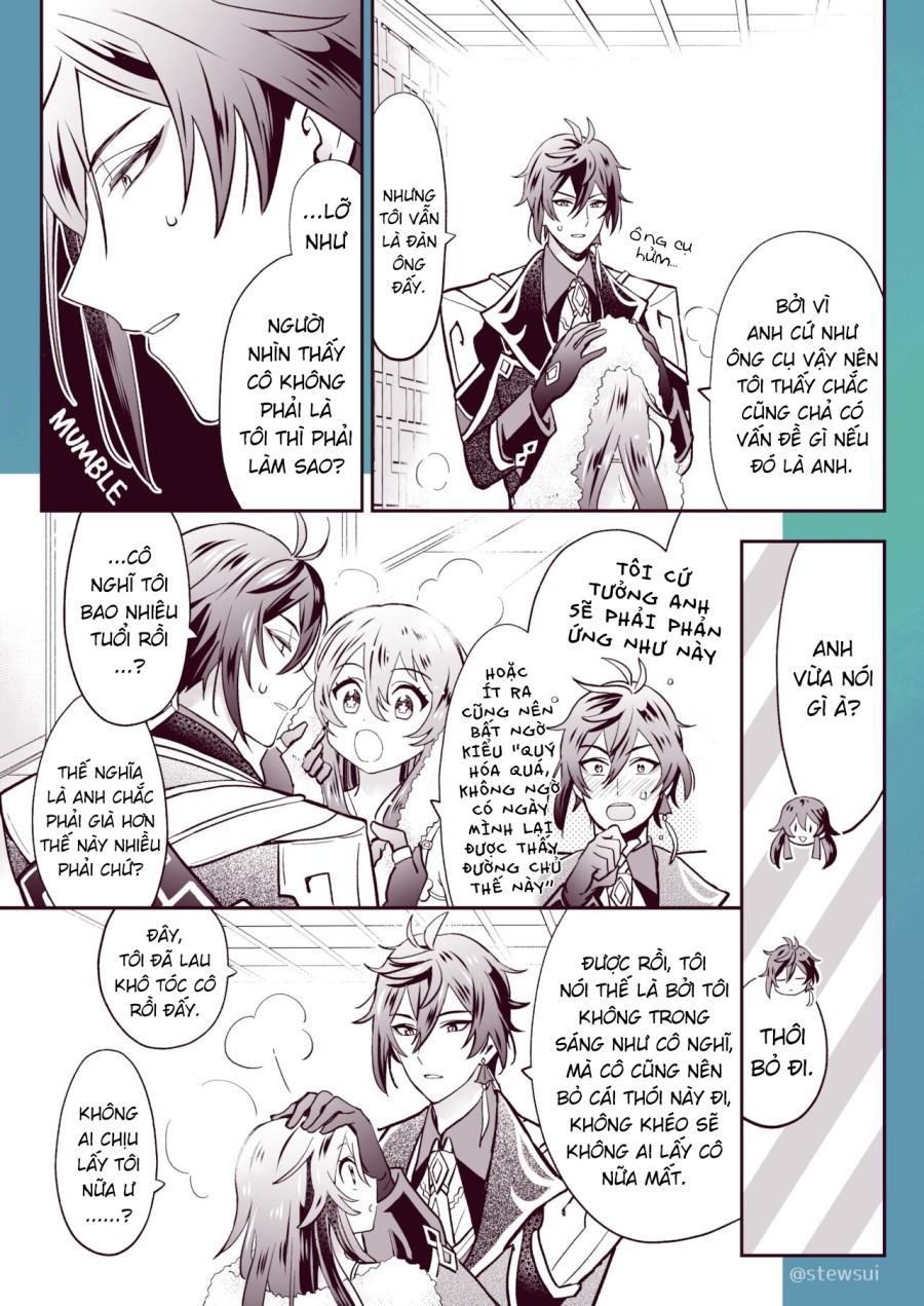 Zhongli x Hu Tao love story 