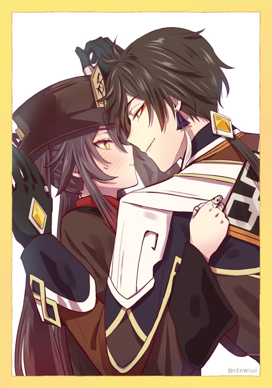 Zhongli x Hu Tao love story 