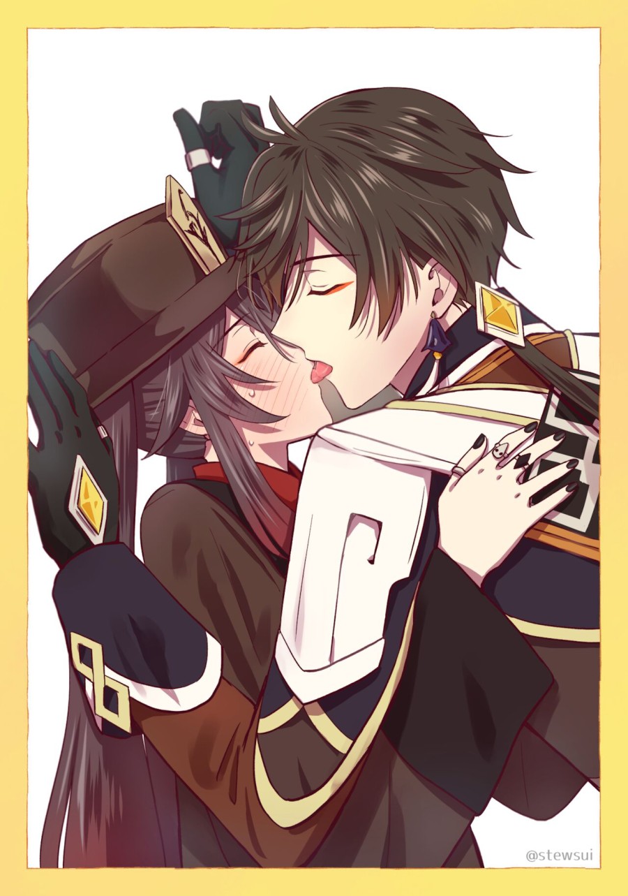Zhongli x Hu Tao love story 