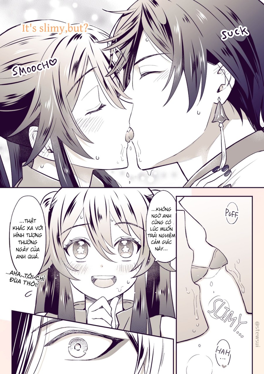 Zhongli x Hu Tao love story 