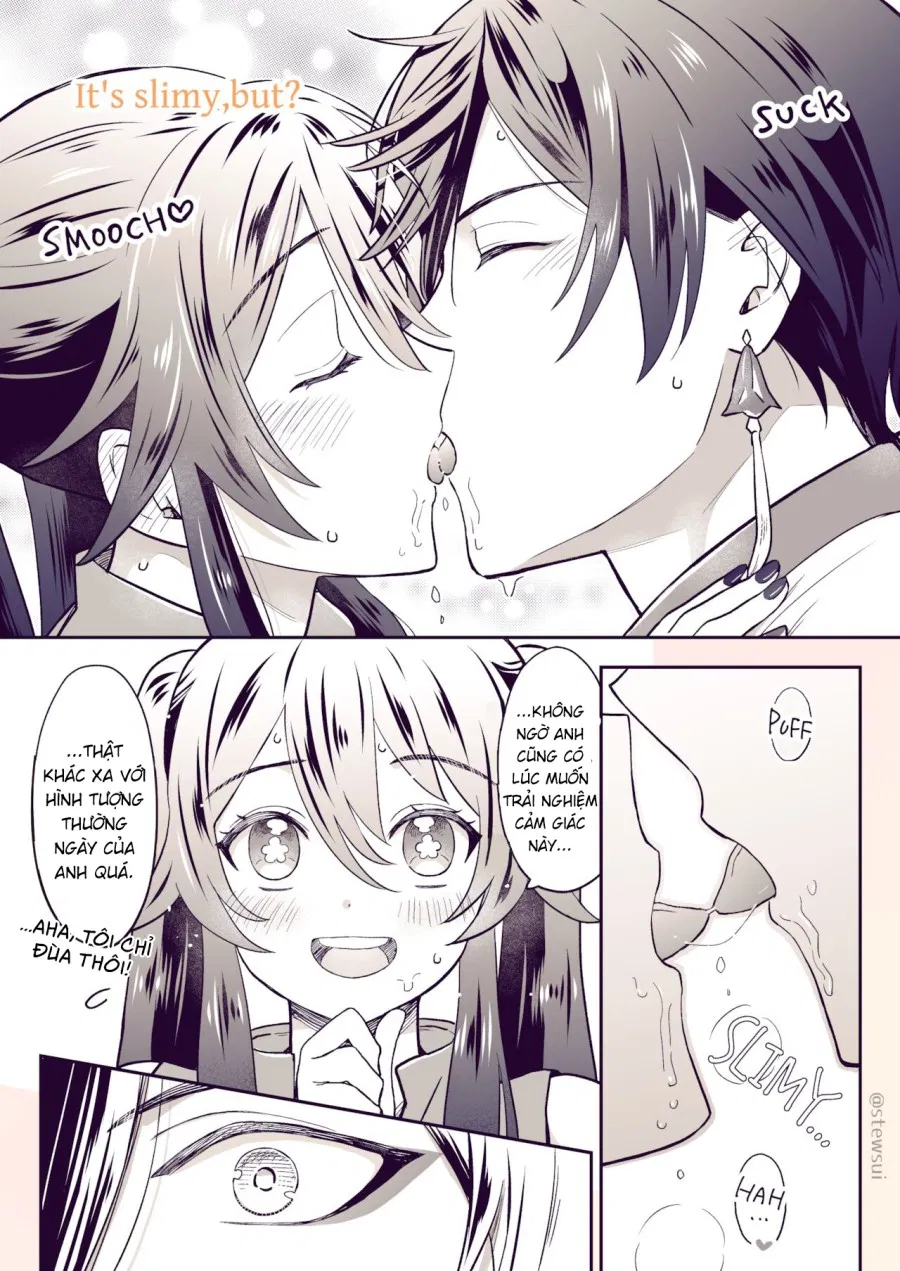 Zhongli x Hu Tao love story 