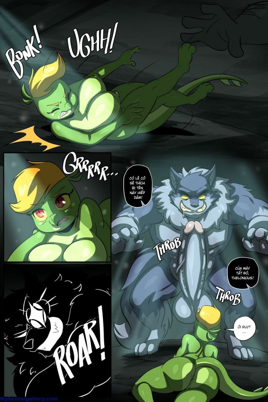 Bắt cóc bé furry rồng 