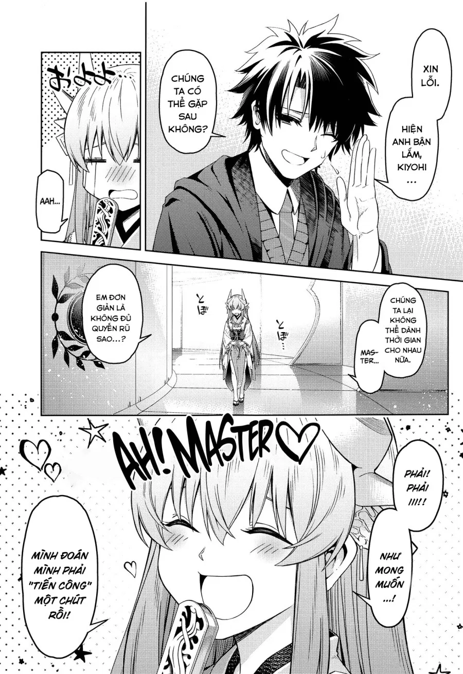 Ah, Master, thành thật nào ♡ 