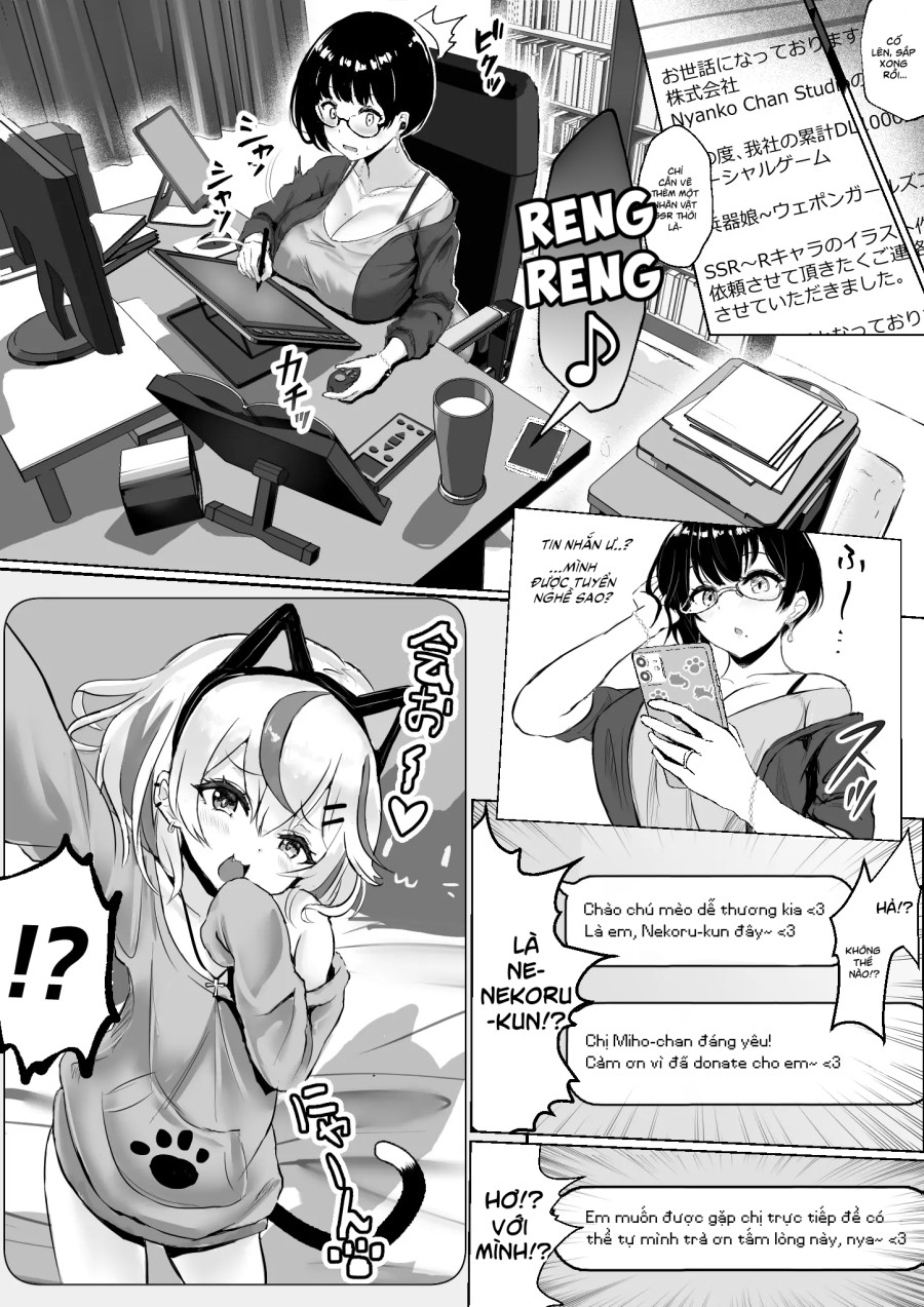 Câu chuyện về cô vợ otaku bị một thằng nhóc idol streamer vụng trộm 