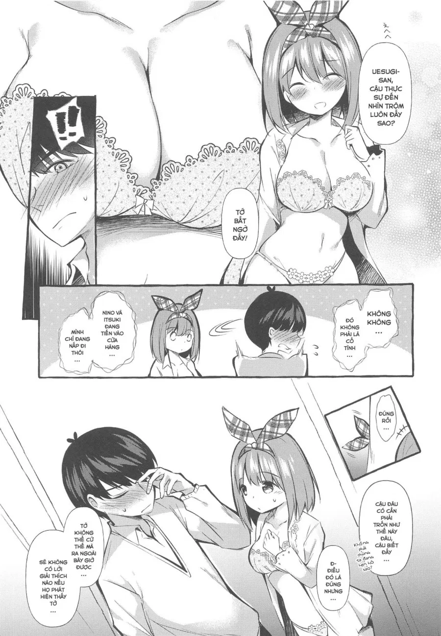Yotsuba to Shichakushitsu de H Shiyo (Gotoubun no Hanayome) 