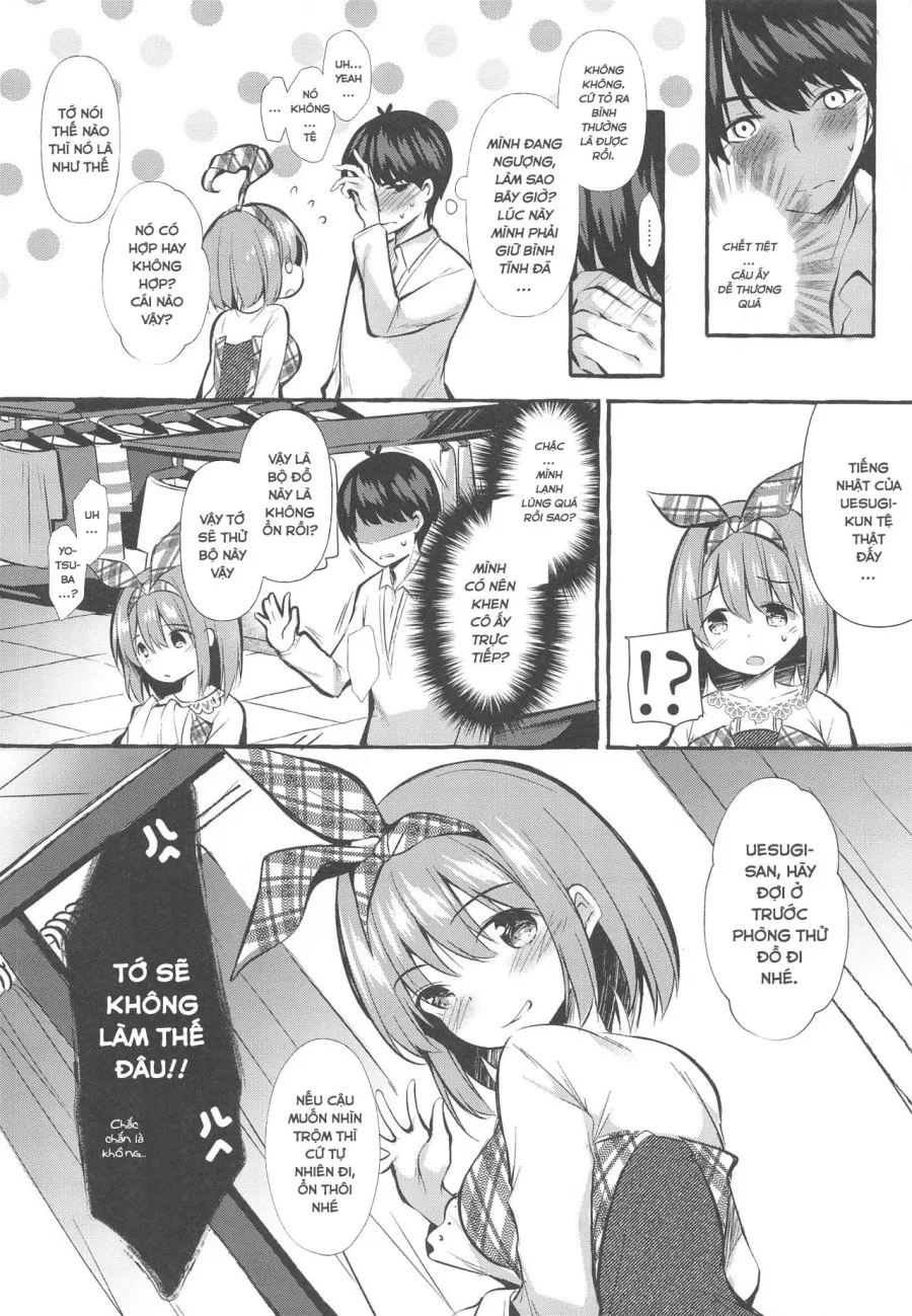 Yotsuba to Shichakushitsu de H Shiyo (Gotoubun no Hanayome) 