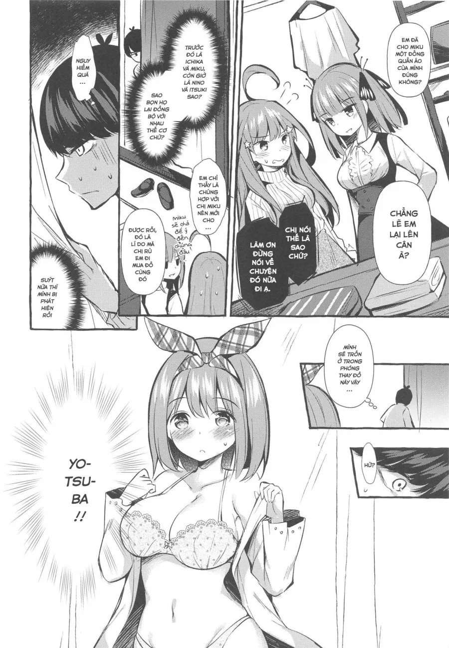 Yotsuba to Shichakushitsu de H Shiyo (Gotoubun no Hanayome) 