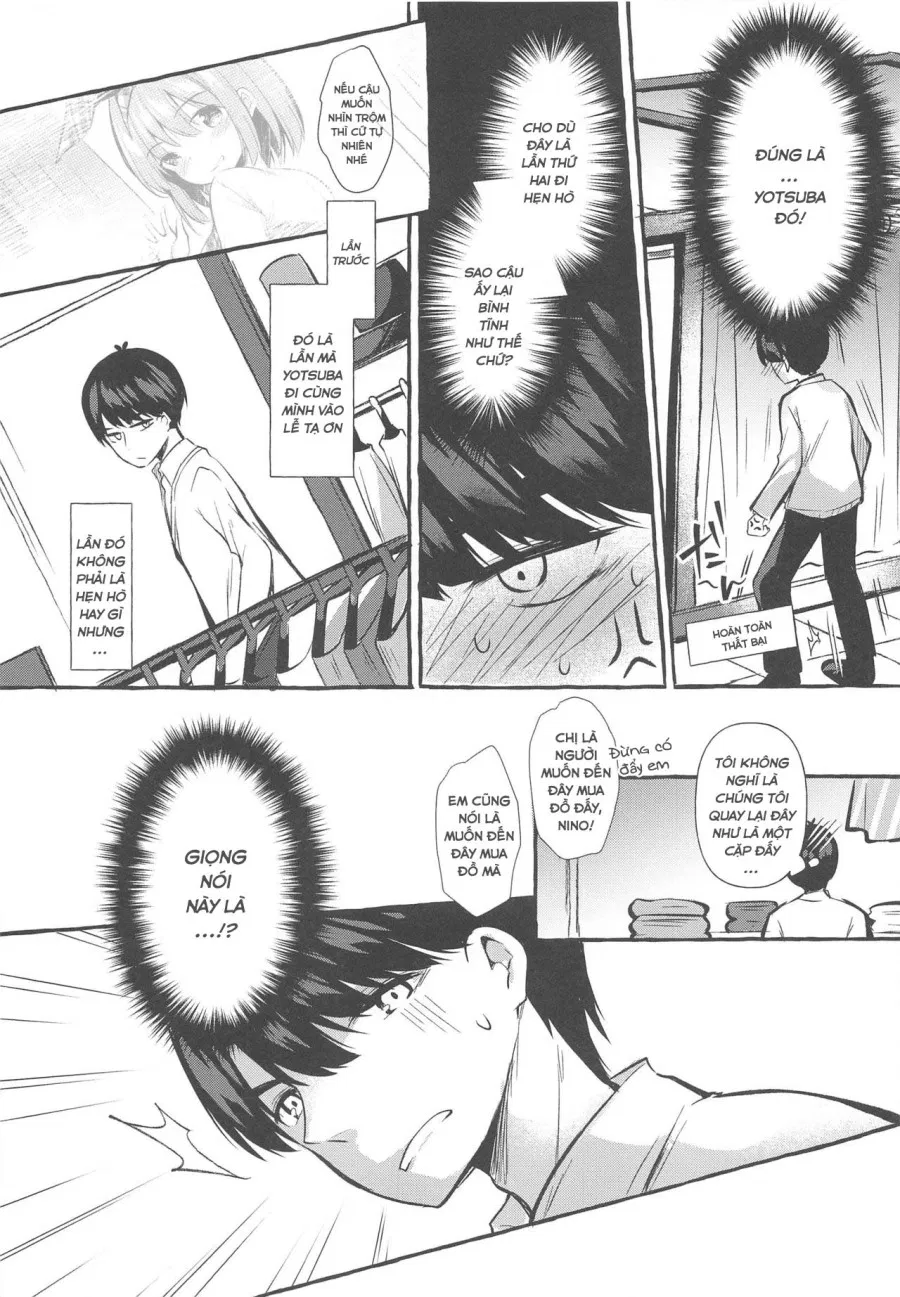 Yotsuba to Shichakushitsu de H Shiyo (Gotoubun no Hanayome) 