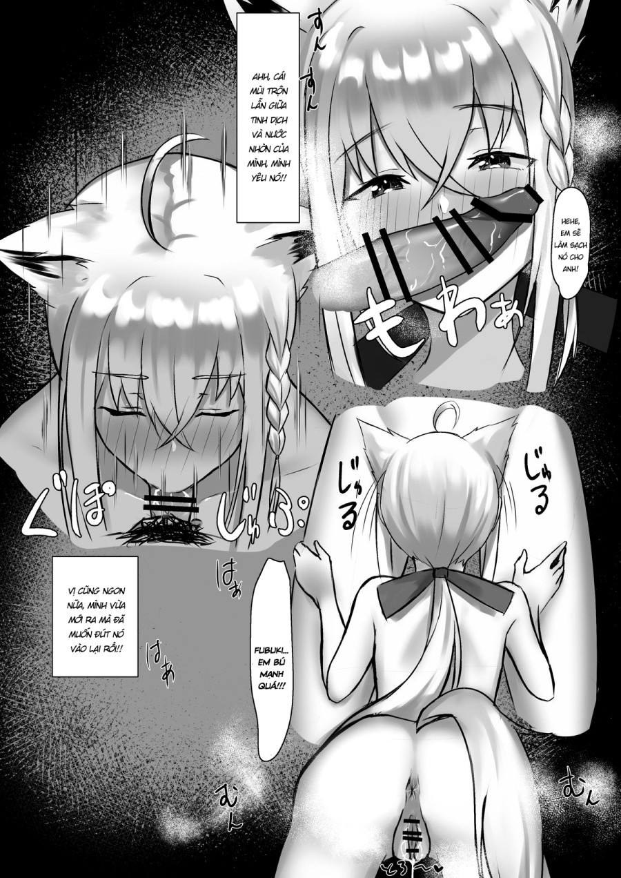 Shirakami Fubuki-chan ga Kareshi to Icha Love Suru Manga desu 