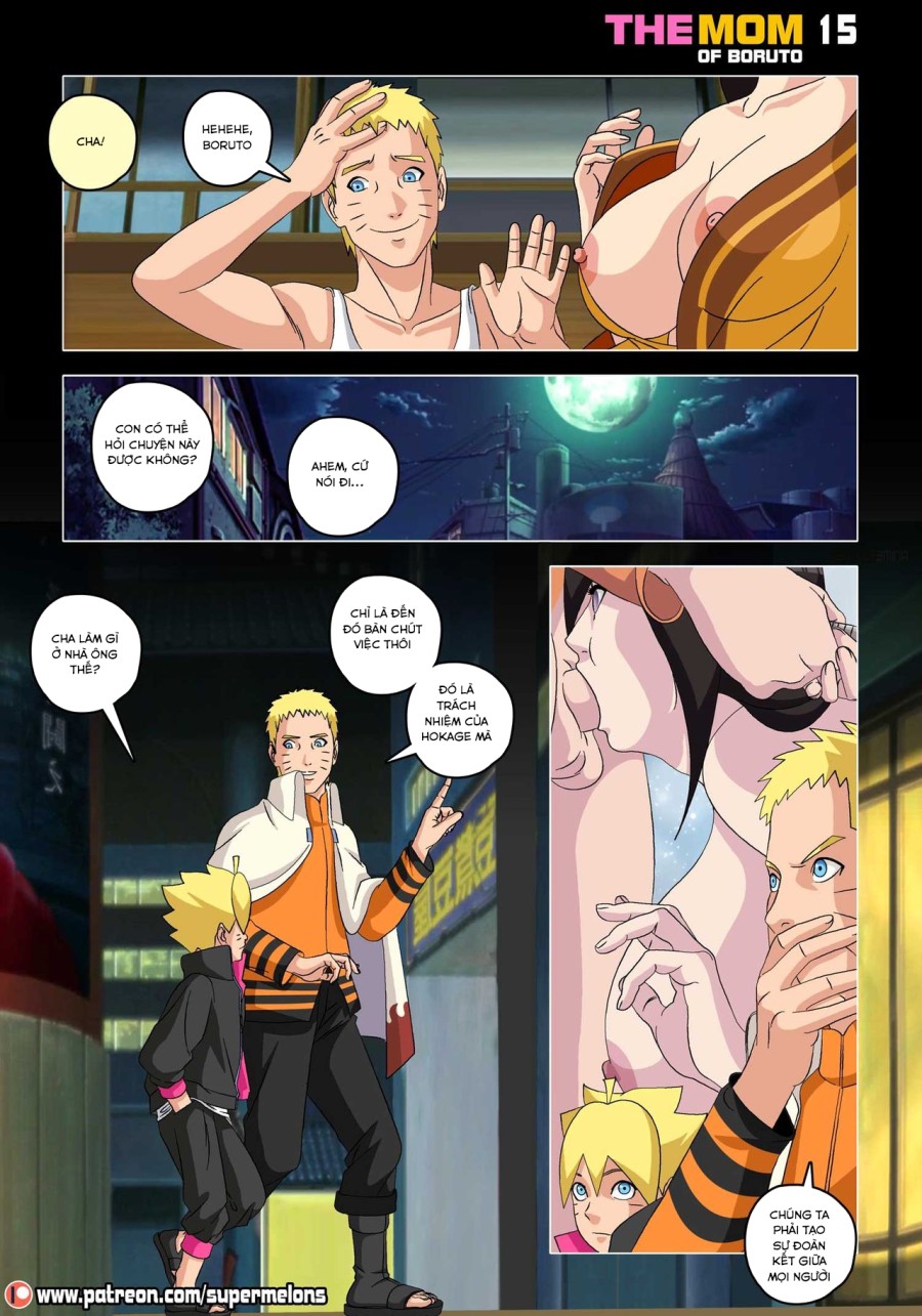 The mom of Boruto (Naruto) 