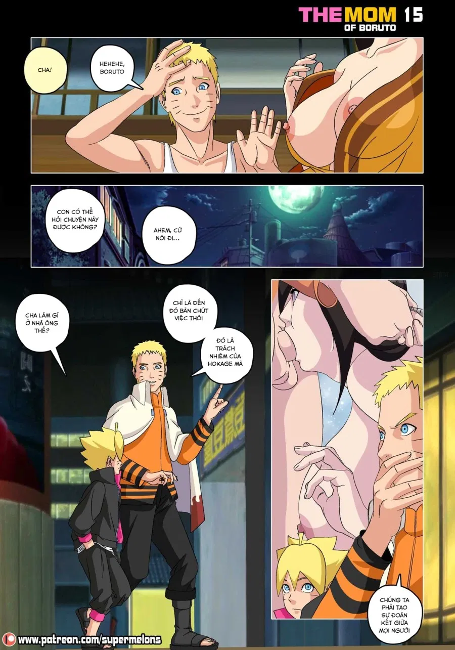 The mom of Boruto (Naruto) 
