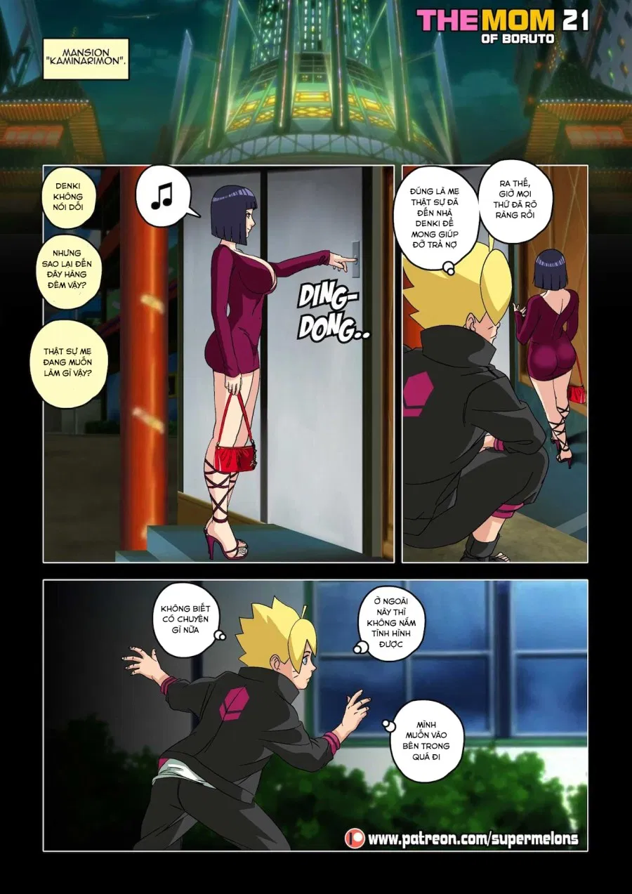 The mom of Boruto (Naruto) 