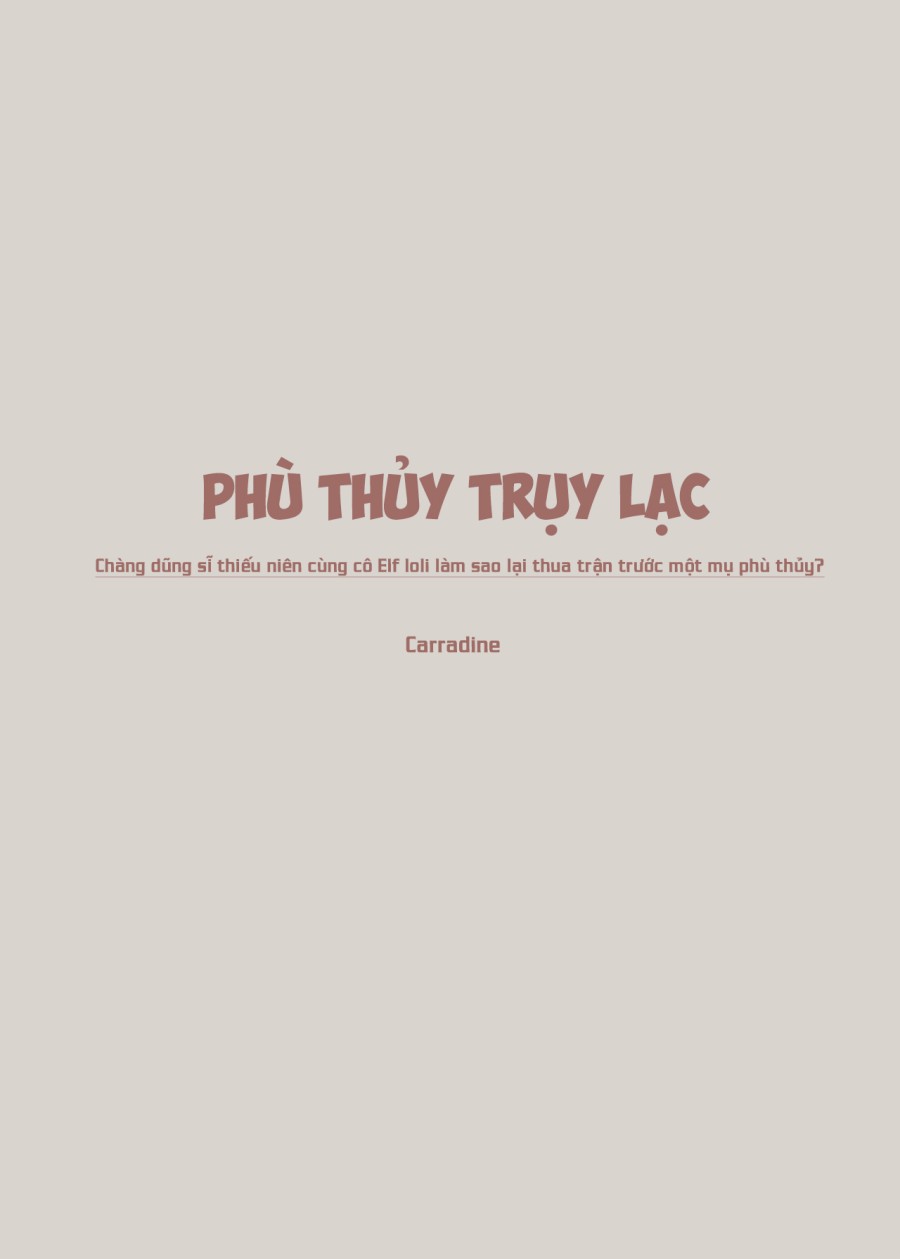 Phù Thủy Trụy Lạc 