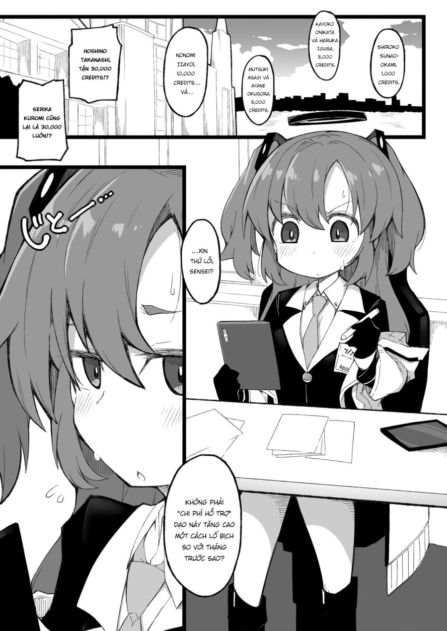 Sensei và Hayase Yuuka 