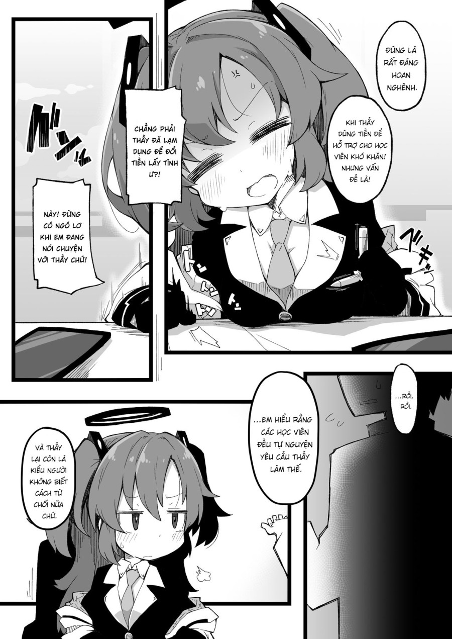 Sensei và Hayase Yuuka 