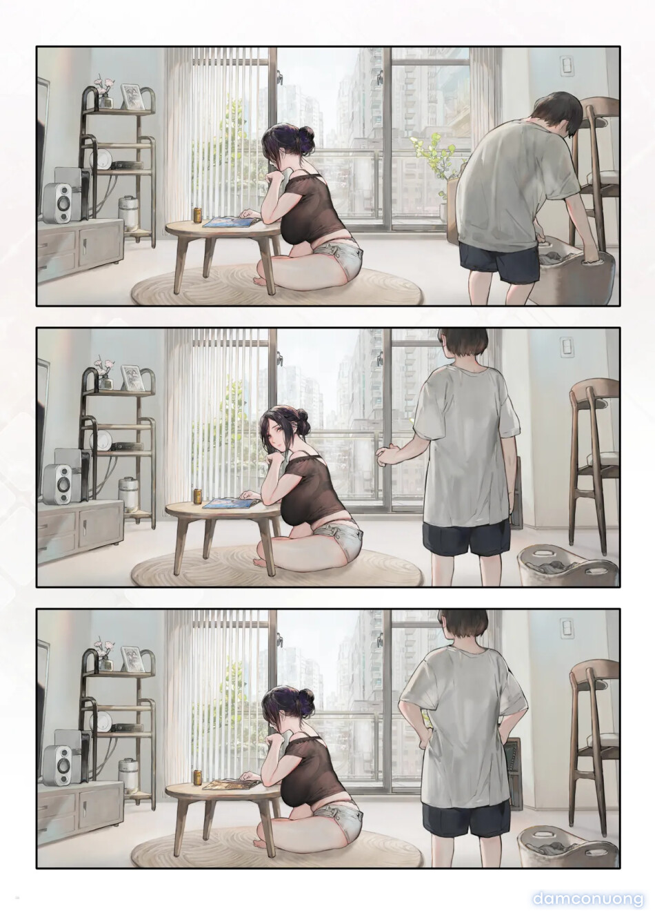 [COMEX (Zhen Lu)] The neighbor's wife seems bored at home on her day off [Digital] 
